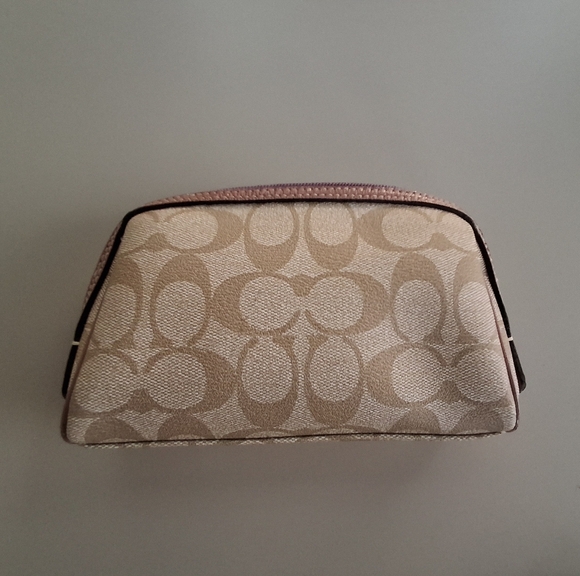 Coach Cosmetic Pouch Elegant Cream Designer - Picture 12 of 12